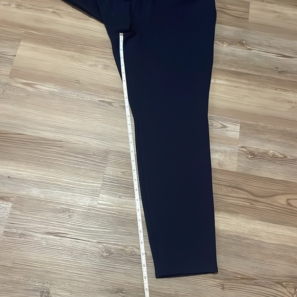Talbots Soho 5-pocket leggings navy Size 12 P NEW Ankle High rise Ponte Stretch - Picture 14 of 16